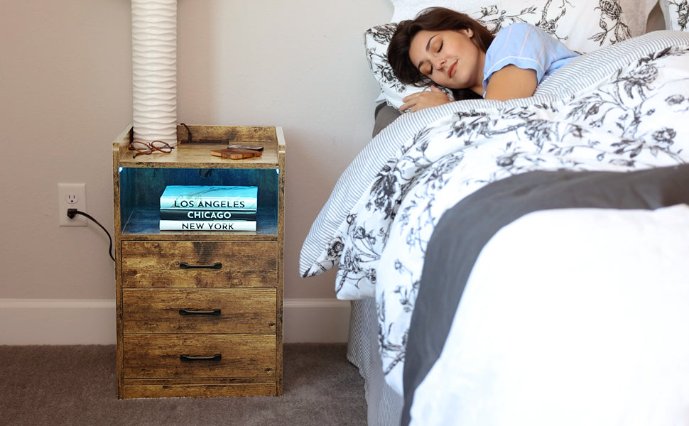 Ample Storage Nightstand