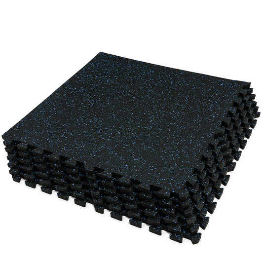SUPERJARE Exercise Equipment Mats, Blue - 9601L - SUPERJARE