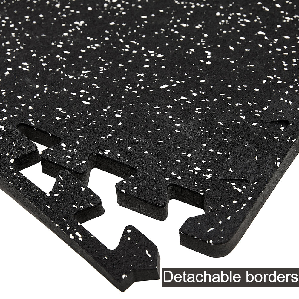 SUPERJARE Exercise Equipment Mats, Gray - 9601BT - SUPERJARE