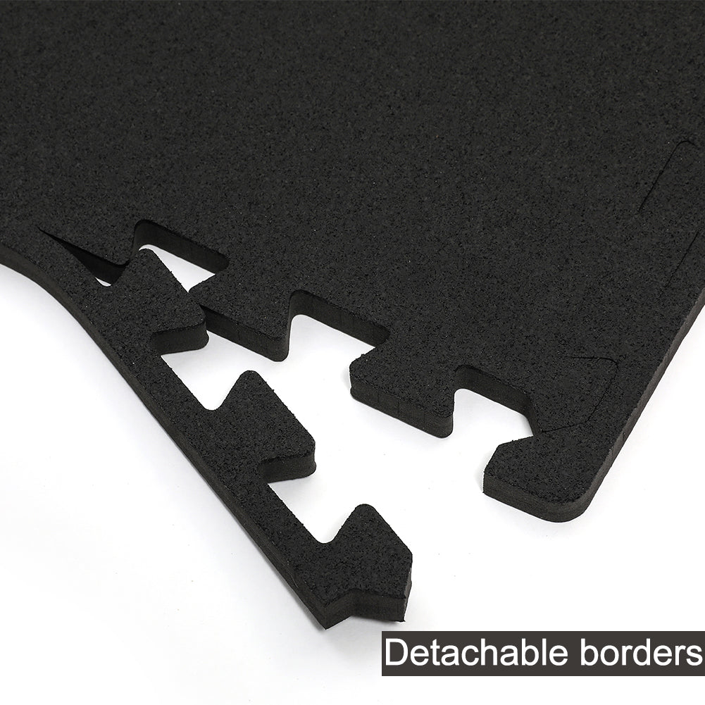 SUPERJARE Exercise Equipment Mats, Black - 9601D - SUPERJARE