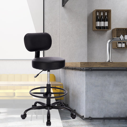 SUPERJARE Drafting Chair with Back - SUPERJARE