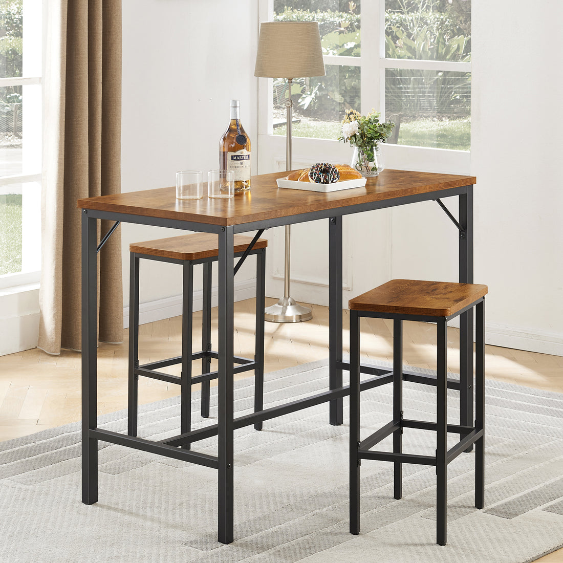 Trendy Bar Table and Stool Set