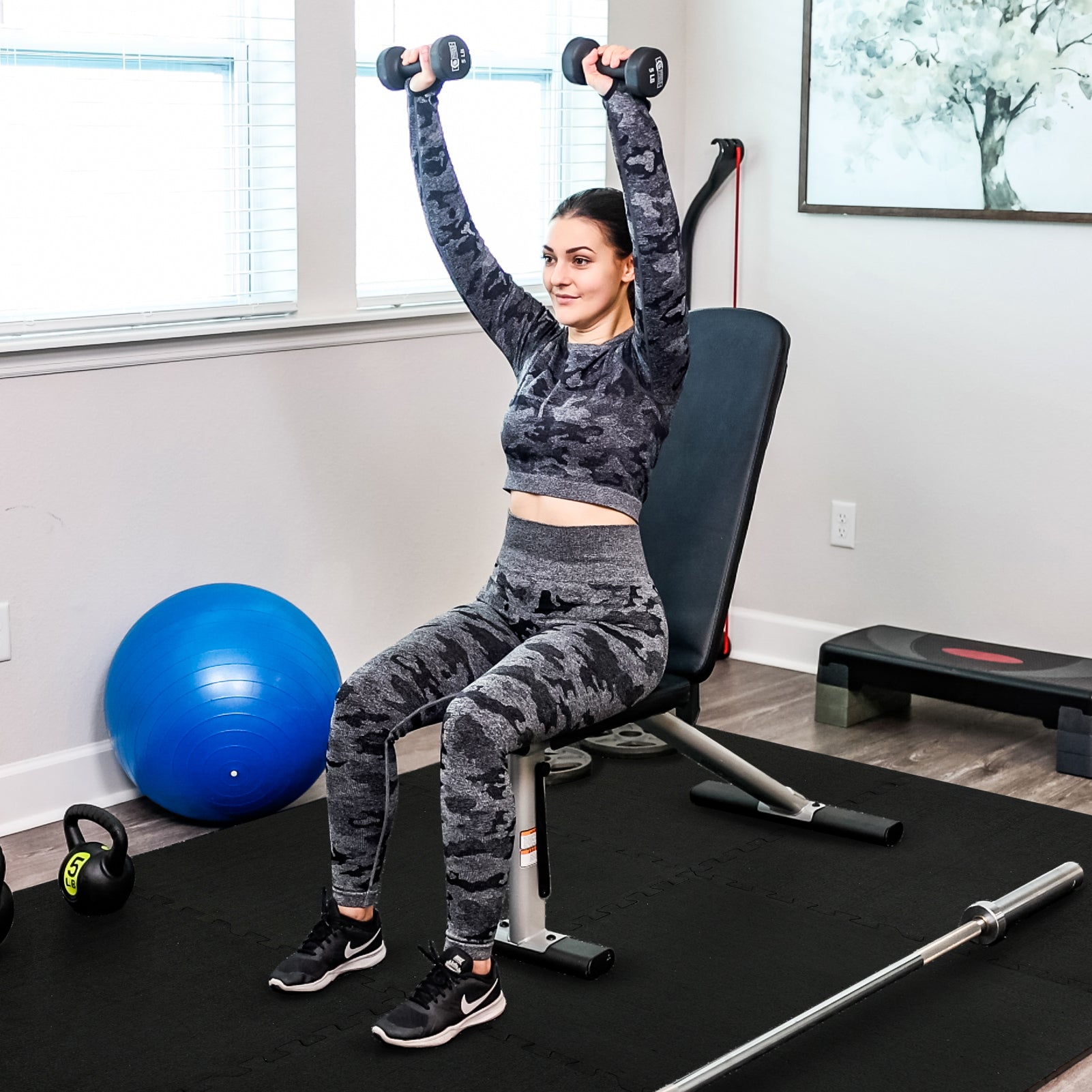 Foam padding for online exercise equipment