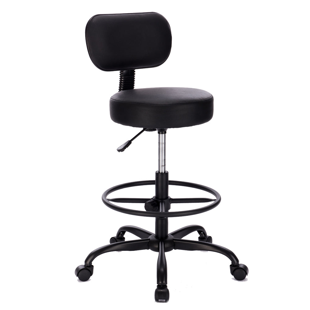 SUPERJARE Drafting Chair with Back - SUPERJARE